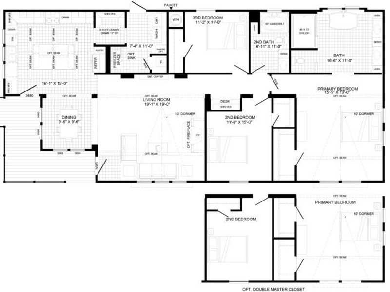 The Lulamae — floor plan