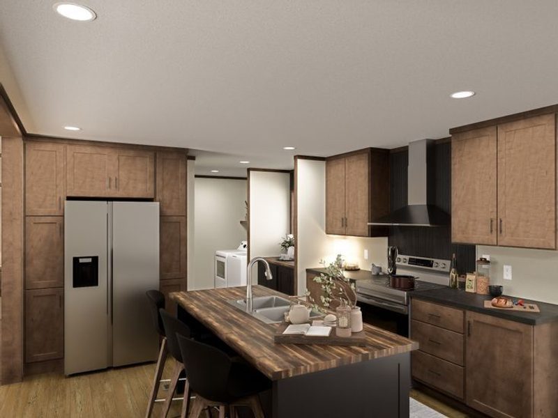 Kitchen With Island